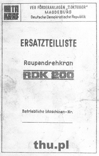 Katalog Rdk 200  WWW.THU.PL