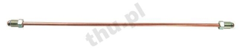 Przewód hamulca Cu 650 mm / M = 12 x 1  WWW.THU.PL