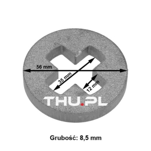 Wkładka sprzęgła kłowego