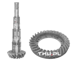 Koło talerzowe z wałkiem 15 x 32