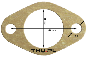 Uszczelka pompy wodnej  2,5 mm