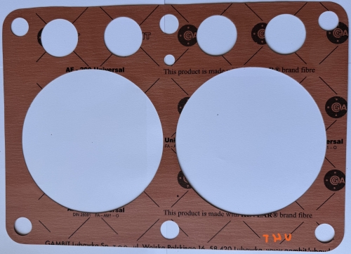 Uszczelka półbloku 0,5 mm  WWW.THU.PL
