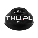 Osłona gumowa sworznia układu kierowniczego 18 x 34 mm