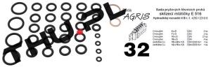 Uszczelniacze rozdzielacza hydraulicznego 6 B nr : 32