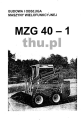 Instrukcja obsługi Mzg 40  WWW.THU.PL