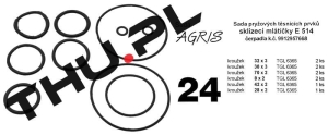 Uszczelniacze pompy hydraulicznej C 25-2 L nr : 24