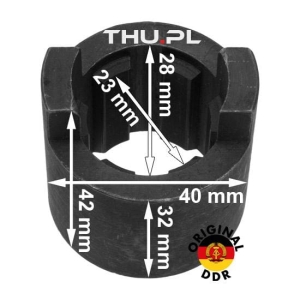 Sprzęgło kłowe pompy hydraulicznej