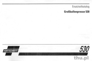 Katalog Fortschritt prasa 530