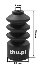 Osłona gumowa pompy