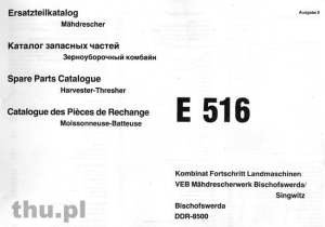 Katalog Fortschritt E - 516