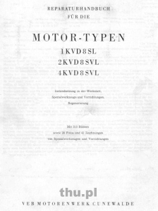 Instrukcja naprawy silnika 1 KVD 8 SL 2,4 KVD 8 SVL