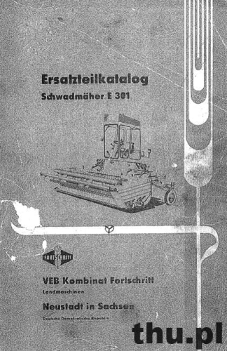 WWW.THU.PL  Katalog Fortschritt E - 301