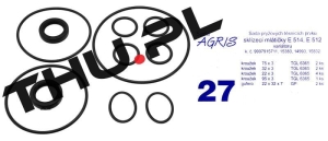 Uszczelniacze przyspieszacza nr : 27